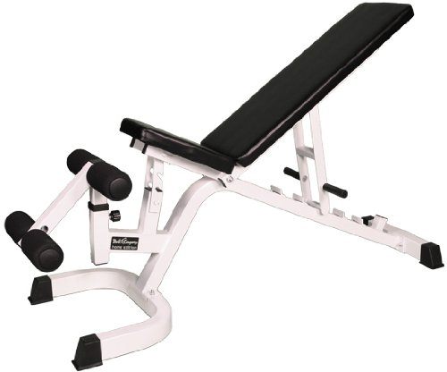 Deluxe verstellbare Hantelbank / Schrägbank / Universalbank inkl. Bein-Fixierung und Transportrollen BCA-49