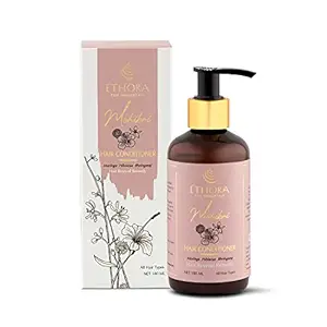 eTHORA Mohibri Natural Hair Conditioner Anti Hair Fall with Bhringraj, Moringa & Hibiscus, Conditioner for Dry & Frizzy Hair (180ml Pack)