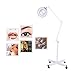 Produktbild Q&Z Lupenleuchte 16X Beauty Lupenlampe Kaltlicht Lupe LED VergrößErungsglas Verstellbare Shadowless HöHe Stehlampe Arbeitsplatzlampe Mit Rolling Standfuß FüR Kosmetiksalons Tattoo Beleuchtung