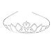 SODIAL(R)Wedding Bridal Headband Flower Girl Hair Jewelry Rhinestone Crown Tiara