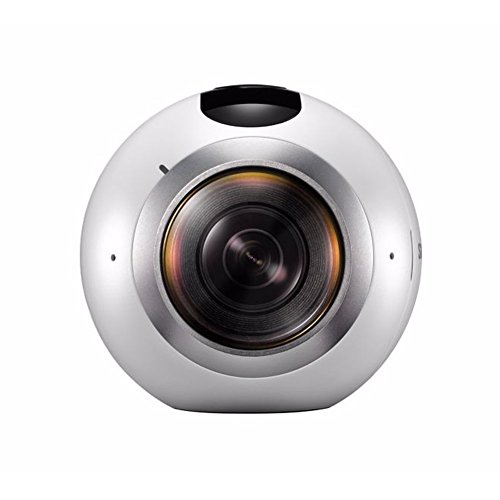 Samsung Gear 360 Degree Cam + Micro SD 64GB Spherical Camera SM-C200 for Galaxy S7, S7 Edge, S6, S6 Edge, S6 Edge Plus, Note 5 (International Version - No Warranty)