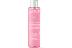 Sanoflore Rosa Fresca Aqua Hydratation Intense Bio – Lotion Visage Peaux Sensibles – Éclat Immédiat & Hydratation 48h – Rose de Damas & Acide Hyaluronique Naturel - 200 ml