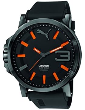 Puma Time Herren Armbanduhr Datum klassisch Quarz Silikon PU103911001