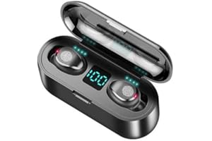 Davilis Bezprzewodowe słuchawki Bluetooth 5.3 Uniwersalne wodoodporne IPX7 sportowe słuchawki z mikrofonem 120 godzin stereo HiFi 9D głęboki bas, dotyk, redukcja szumów