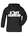 I Love My Grandad (01 Design) Baby/kids Hoodie Black & White 3 - 6 Months