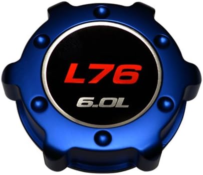 Vision Motor Sports VMS RACING L76 6.0L BLUE OIL CAP in Billet Aluminum Compatible with Chevrolet Pontiac GT G8 V8 08 09 2008 2009