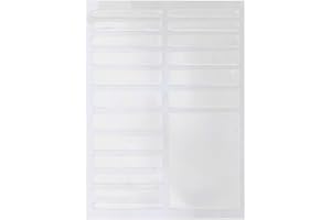 BOBEINI Regolatore della Misura dell'anello Invisibile per Anelli Sciolti 6 Misure Misuratore del distanziatore della Protezione dei Gioielli Transprent