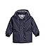 Petit Bateau Unisex - Baby Hooded Long - regular Rain Coat Blue - Blau (30SMOKING) 3 Years