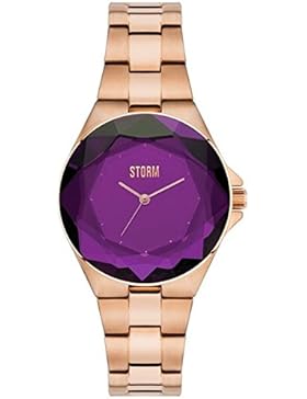 STORM London Crystana Damenuhr roségoldfarben/violett 47254/P