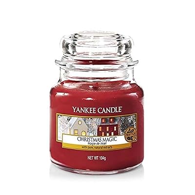 Yankee Candle bougie petite jarre classique « Magie de Noël », rouge
