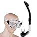 Produktbild deanyi Maske und Schnorchel Set für Tauchen und Schnorcheln (schwarz)