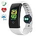 Price comparison product image Waterproof Fitness Tracker, Color Screen Activity Tracker Watch Heart Rate Monitor, Wearable Smart Fitness Band Step Counter, Calorie Counter, Pedometer Watch with Sleep Monitor for Kids Women Men