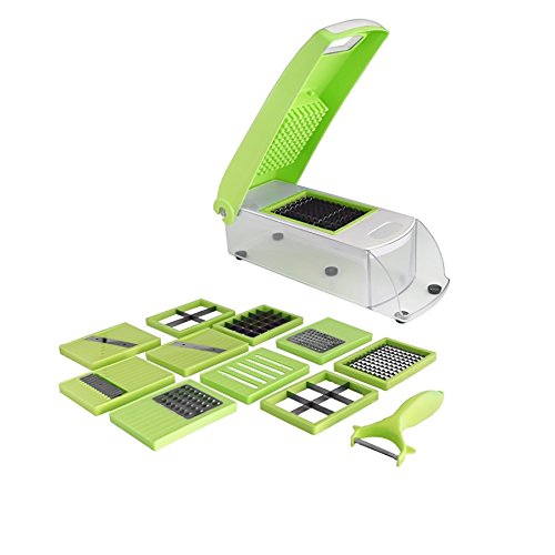 Incredible Chopper & Slicer 12IN1, Green RS.415 (72.00% Off) - Amazon