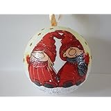 Winterliche Dekokugel, Weihnachtskugel 