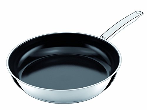 Silit Stielpfanne beschichtet Ø 32cm Salto Schüttrand Edelstahlgriff Edelstahl CeraPan induktionsgeeignet Handwäsche