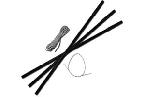 TentSpares - Eurohike Buckingham 6 Classic & Buckingham 8 Classic Fibreglass Tent Pole Repair Kit, Tent Pole Replacement