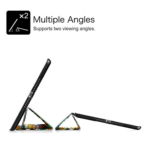 Fintie iPad Air 2 Hülle – Ultradünn Superleicht Smart Cover Schutzhülle Tasche Case mit Ständer und Auto Sleep / Wake Funktion für Apple iPad Air 2 (iPad 6 6th Generation), Mosaic - 8