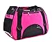 Produktbild Gwood Haustier/ Hunde und Katzen - Tragetasche / Reisetasche Haustier Messenger Tasche verschiedliche Farbe und Größe (Rosa rot, L50*23*34cm)
