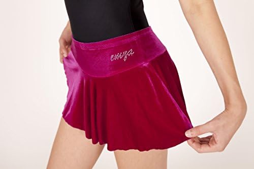 Skirts for figure skating and dancing (Black, Size: XS/ SIZE EUR: 34-36/ SIZE UK: 6)
