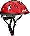 Produktbild Nijdam Junior Kinder Plus Skate/Fahrradhelm mit Aufdruck, Rot/Weiß, One Size