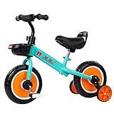 ➤Material: acero de alto carbono + ABS + rueda de goma sólida respetuosa con el medio ambiente, adecuada para niños de 18 meses a 5 años, carga máxima: 30 kg, certificado CE.