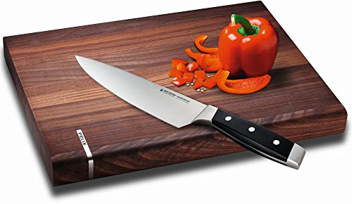 Felix Solingen Nussbaum Schneidbrett, Nussbaumholz massiv, 40 x 30 x 4 cm