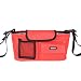 Damero Pram Buggy Buddy Stroller Organiser Storage Bag with Shoulder Strap, Great for Bike or Car Seat Organiser, Red