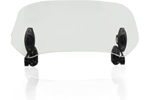 NONUINE Motorrad Windabweiser Für Suzuki Für Burgman 650 400 125 200 AN650 AN400 AN125 AN200 Motorrad Frontscheibe Einstellbarer Spoiler Deflektor (Farbe : 4)