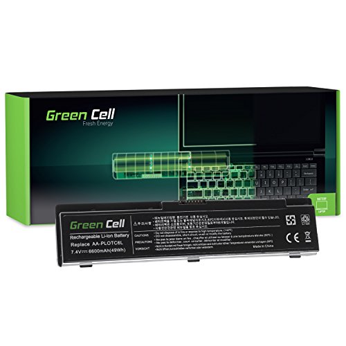 Green Cell® Standard Serie Laptop Akku für Samsung NP-N310-KA01DE (6 Zellen 6600mAh 7.4V Schwarz)