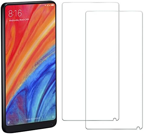 [2 Pack] Xiaomi Mi Mix 2/2s Screen Protector, Senisttech High Transparency Anti Fingerprint 9H Tempered Shatterproof Glass Screen Protector Anti-Shatter Film for Xiaomi Mi Mix 2/2s