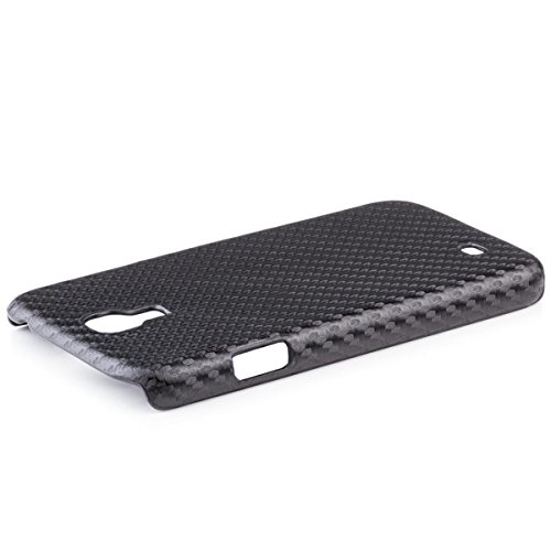 iCues Samsung Galaxy S4 Carbono Negro Caso | Piel Protectora de protección [Protector de Pantalla, Incluyendo] Cubierta Cubierta Funda Carcasa Bolsa Cover Case