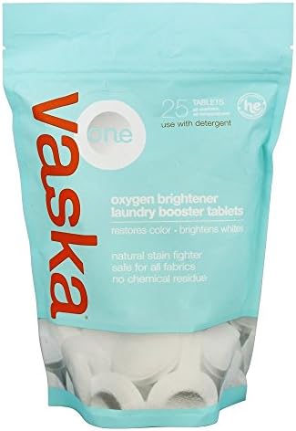 Vaska Home - Vaska One Oxygen Brightener Laundry Booster Tablets - 25 Tablets