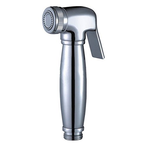 PHOEWON Toilette Bad Bidet Set Chrom Messing Duschkopf / Bidet Handbrause mit 1.2M Lange Bidet Schlauch und Klammer Halter, Shattaf Bidet Douche Spray Set
