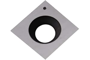 RTing 14mm inserti in metallo duro per lavorazione del legno & Utensili per tornitura (14mm di lunghezzaX14mm di larghezzaX2.0 di spessore), confezione da 10 pezzi