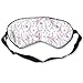 Produktbild 100% Mulberry Silk Sleep Mask for A Full Night's Sleep, Comfortable and Super Soft Eye Mask with Adjustable Strap, Blindfold, Blocks Light, Eifel Tower Paris Love Pink Grey