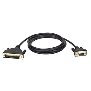 Tripp Lite AT Serial Modem Gold Cable (DB25 to DB9 M/F) 6-ft.(P404-006)