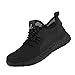 Produktbild JIEFU Arbeitsschuhe Herren, s3 Stahlkappe Mesh Sicherheitsschuhe Leicht Sportlich und Atmungsaktiv Schutzschuhe Damen Unisex Hiking Schuhe,Black,44EU