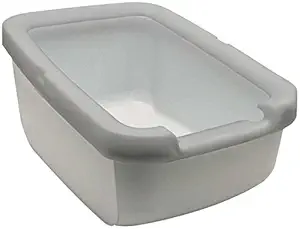 Catit Cat Litter Pan with Rim, Taupe