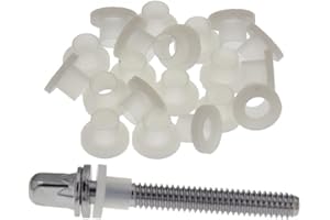 Danmar 50 Pack Nylon Tension Rod Washers - White