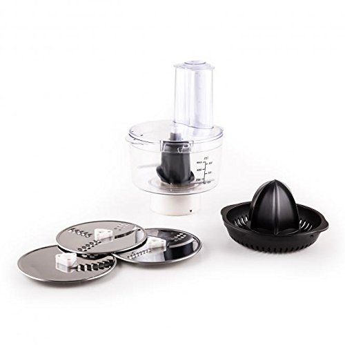 Klarstein Zubehrteil - Entsafter Universalzerkleinerer Aufsatz Erweiterung fr Klarstein Kitchenesse Kchenmaschine (0,5l Volumen, mit Saftpresse, 3 x Messerscheiben, 1 x Hckseleinsatz) Klarstein Zubehrteil - Entsafter Universalzerkleinerer Aufsatz Erweiterung fr Klarstein Kitchenesse Kchenmaschine (0,5l Volumen, mit Saftpresse, 3 x Messerscheiben, 1 x Hckseleinsatz)