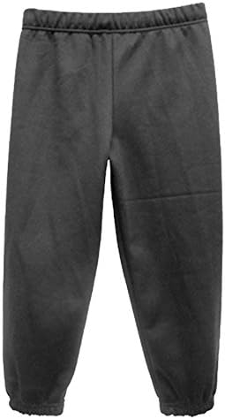 Boys Plain Fleece Jogging Bottoms with Drawstring and Elasticated Cuff