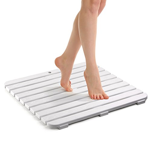 Tatay Holzvorleger für Dusche, quadratisch, 55 x 3 x 55 cm Modern 55x3x55 cm Clara - 2