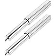 ARTIBETTER 2pcs Toilet Paper Holder Roller Spindle Replacement Rods Spring Loaded Stainless Steel Paper Box Roller Roll Tissue Holder Rod Parts