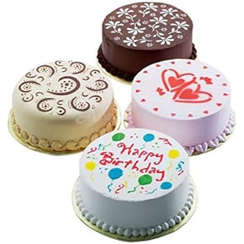 5 Stück Kuchendekoschablonen Set Tortenschablone Dekorschablone