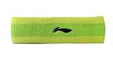 Li-Ning Sports Headband Lovely Cotton Men Women Headband Sweat Absorb Green