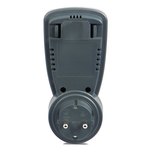 Tecvance Energiekostenmessgerät / Stromkostenmessgerät / Stromverbrauchszähler – Anzeige von Energieverbrauch in Wattstunde (kWh) - 4