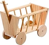 Modell: Bollerwagen Karlie Naturholzheuraufe Bollerwagen.29 x 19 x 21 cm, Wonderland