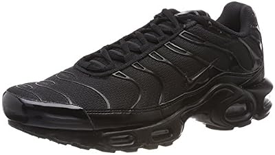 Nike Air Max Plus, Sneakers Basses Homme, Noir (Black/Black-Black 050), 41 EU