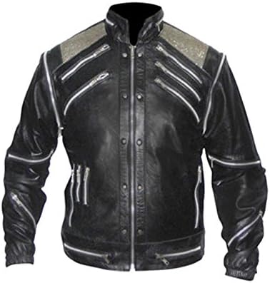 Coolhides Men's Fashion Beat-it Real Leather Jacket