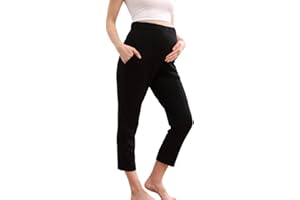 COLOMI Casual spodnie ciążowe, damskie legginsy ciążowe, wygodne spodnie dresowe